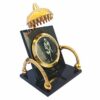 Plastic Sai Baba, Black,Golden