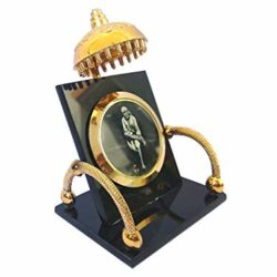 Plastic Sai Baba, Black,Golden - Image 2