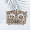 Laxmi Ganesh Idol (26 cm X 5 cm X 19 cm, Silver Plated), Diwali Gift, Corporate Gifting and Any Auspicious Occasion Laxmi Ganesh Idol for Gift (Silver GL)
