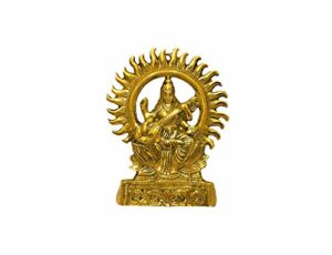 Goddess Saraswati Idols Golden Color by Efinito
