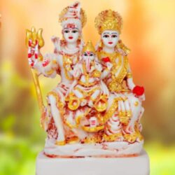 Resin Shiva Family Idol (18cmx12cmx07cm) - Image 4
