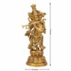 Lord Murli Manohar Krishna Krishan Brass Statue Murti Gift & Home D?cor Big Size- Height 15 Inches?.