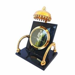 Plastic Sai Baba, Black,Golden - Image 3