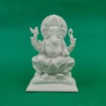 Ganesha Idol Marble Statue for Home Pooja Room Temple Diwali Decoration
