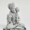 Shri Hanuman Idol Bajrang Bali Idol/Shri Hanuman ji Murti to Protect from All Kind of Negative Energy/for Good Luck, Success and Prosperity (White)