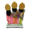 Home Dcor Marble Ram Darbar with Sita Laxman Hanuman Statue Murti Idol for Pooja Room -9" Height | Ram Rama Mandir for Home Dcor