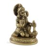 Lord Hanuman Statue Religious Strength God Sculpture Figurine - Bajrangbali Murti for Puja Ghar (Size 7cm x 5cm)