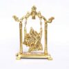 Radha Krishna on Swing jhula Metal Statue Gold Plated Decor Your Home,Office & Radha Krishna Murti,Showpiece Figurines,Religious Idol Gift Article...