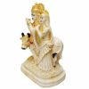 Resin Lord Radha Krishna Statue, 5 inches, Yellowish, 1 Piece