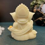 Polyresin Lord Ganesha Idol for Car Dashboard, Ganesha Ganpati Statue, God of Success and Luck