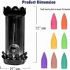 ONTO ShivLinga Incense Holder Backflow with 30 Back Flow Cones Home Decor Dropping Smoke Shiva Statue Idol Aromatherapy Aadi Yogi Smoke Fountain Sawan Rakshabandhan Gurupurnima