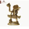 Efinitol Hanuman Ji Brass Hanuman ji Murti Brass | Hanuman Idol for Puja Room Hanuman Murti Pital | Hanuman Murti Small Size | Lord Hanuman Ji Murti Small (Size 3.7 Inch Approx
