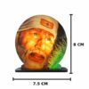 Wooden Handcrafted Sai Baba Idol Statue for Car Dashboard/Home/Shop/Office-8x7.5 (HxW) cm