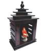 Sai Baba Statue Murti with Wooden Temple Marble Idol, 4 Temple 8 Inch