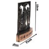 Metal Ram Darbar Auspicious Indian Art Statues Idol for Car Dashboard Mandir Pooja Murti Temple Puja Home Decor Office Showpiece (Copper Finish)