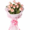 IFG's Beautiful Bouquet of Pink Roses, 8 pcs Fresh Flowers - Same Day Delivery