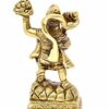 Brass Mahabali Hanuman with Sanjeevani Parvat Idol