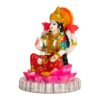 Mankind10- Resin Saraswati Idol For Decoration And Pooja (Multicolour, Pack of 1)