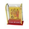 - Gold Plated Shree Ram Darbar in Cabinet Showpieces, Shree Ram Darbar Car Dashboard, for Home,Temple & Office