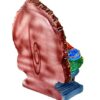 Resin Singhasan Ganesh Ganesha Ganpati Murti Idol Statue Sculpture (13") | Pooja Idols | Home Decor