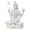 Shiv Shiva Murti Statue Idols Sculpture for Car Dashboard Pooja Temple Room Home Decoration & Festival Occasions Gifts (3 Inches Height, Resin)