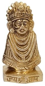 Rare Brass Idol Khatu Shyam Ji: Barbarika, Son of Ghatotkacha, Equivalent of Krishna (12652)