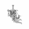 God Hanuman Pendant for Men, Pure Silver Locket, Lord Bajrang Bali, Good Health & Wealth