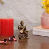 Saraswati Idol Statue - Goddess Saraswati Home Decor Showpiece - Hindu Goddess of Knowledge Sculpture