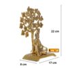 Sirdi Saibaba Metal Statue Under Tree for Pooja,Decorative for Home,OfficeTable,Sai Nath Murti Idol Showpiece Figurines Gift Article,Corporate Gift,Religious Decorative...