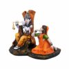 Lord Krishna Idol, 5x6x4.5 Inches, Multicolour Polyresin