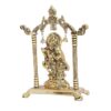 Metal Radha Krishna Statue Gold Plated Decor Your Home,Office & Radha Krishna Murti Idol Showpiece Figurines,Religious Krishna Idol Gift Article...