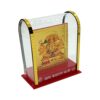 -Gold Plated Panchmukhi Hanuman Ji Cabinet Showpieces with Clear Finishing for Car Dashboard,Home,Temple & Office