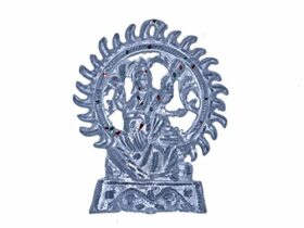 Goddess Saraswati God Idol Silver Color by Efinito