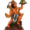 Marble Dust Polyresin Pahad Sanjeevani Parbat Hanuman Ji Statue Bala Ji Murti For Pooja Home Temple Idol, Pack of 1 (Multicolor)