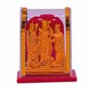 God Idol Car Dashboard Cabinet Handicraft Statue Acrylic Cover Home Room Office Temple Mandir Murti Decor Showpiece Item (1) (Shri Ram Darbar)