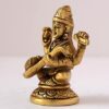 Handmade Brass Metal Saraswati Idol Sculpture for Home Temple Mandir