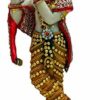 Resin Lord Krishna Idol Statue Murti Showpiece Gift (10 x 8 x 29) cm Red, 1 Piece