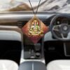 Yaya Cafe Religious Gifts Acrylic Car Hanging Accessories Lord Hanuman Ramayana Printed for Good Luck Interior Decoration