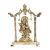 Metal Radha Krishna Statue Gold Plated Decor Your Home,Office & Radha Krishna Murti Idol Showpiece Figurines,Religious Krishna Idol Gift Article...