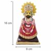 Lord Khatu Shyam Ji Idol Statue for Car Dashboard, Home Decor, Showpiece | Shyam Baba Murti for Pooja Room Temple | Religious Gift