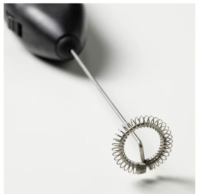 Ikea Stainless Steel Milk Frother 303.011.67 (Black)