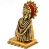 Metal Idol khatu Shyam Handmade Metal Lord Khatu Shyam Ji Murti/Statue for Pooja, Home-Office Decor & Car Dashboard
