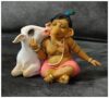 Ganpati Idol for Car Dashboard Lord Ganesha Statue for Home Decor Office Ganesh Ji Statue Gifts Showpieces, Resin