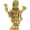 Brass Made Shri Narayan Idol/Shri Maha Vishnu Brass Idol/Brass Made Chaturbhuj Vishnu Idol/Lakshmi Narayan Idol from vrindavan 5cms