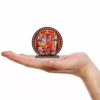 Ram Darbar Idol for Car Dashboard Acrylic Antic Round murti ram parivar Idol for Home Spiritual Gift Temple Pooja Home Decor Office Study Table Holy Showpiece Figurine