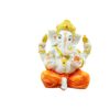 Ganesh Idol | Vinayaka Statue Ganpati Murti for Home Decor Beautiful Vinayak Ji Best & Office (Size -18x13 cm) (Sitting Ganesh)