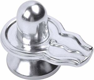 Mercury Parad Shivling (3 cm, 75 Grams) , Silver