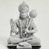 Shri Hanuman Idol Bajrang Bali Idol/Shri Hanuman ji Murti to Protect from All Kind of Negative Energy/for Good Luck, Success and Prosperity (White)