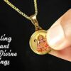 24K Double sided Gold Plated Pendant | 22 MM Flip Coin for Men, Women and children | Religious locket for Health & Wealth | Idol for gifting loved ones