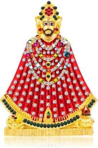 M N Vastu Fengshui Collection Kulin Khatu Shyam | Khatushyam Idol for Car Dashboard | Home Decor | Gifting Decorative Showpiec